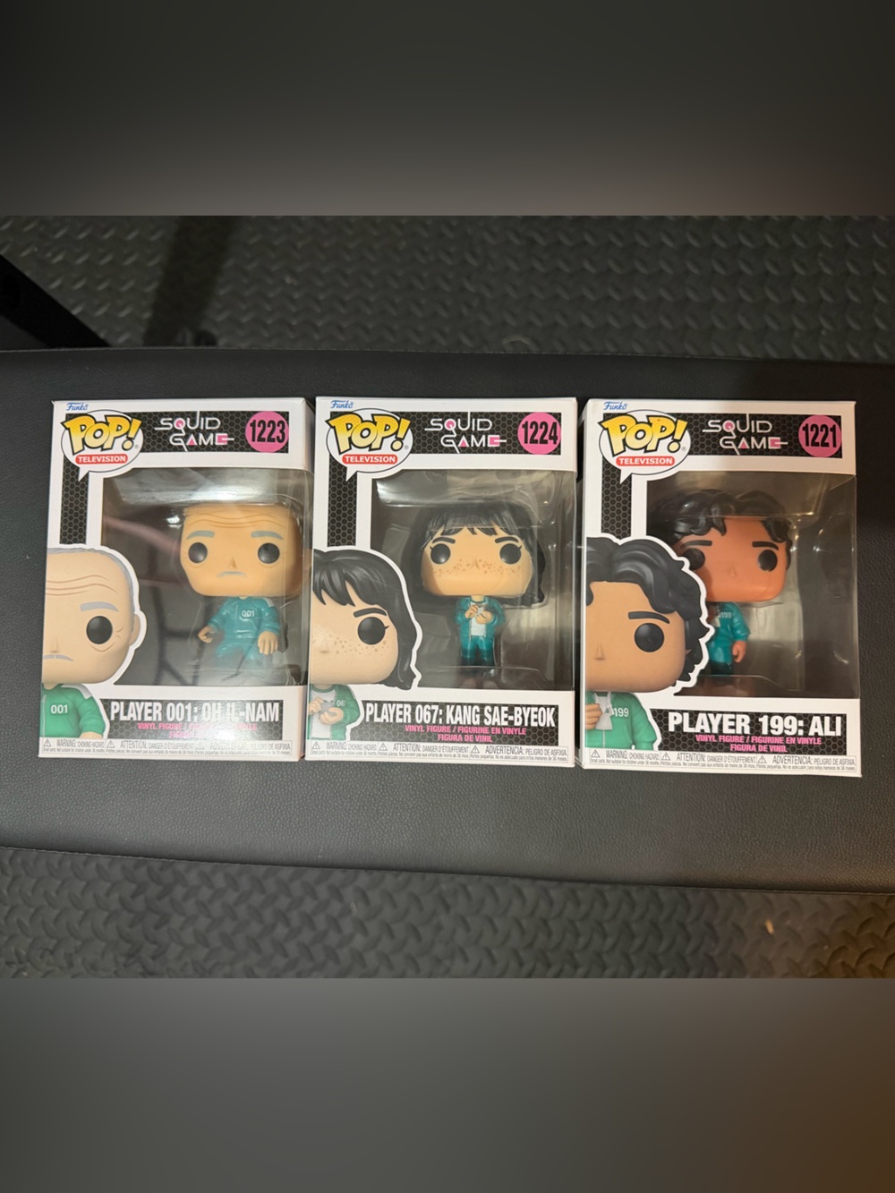 Funko POP! Television: Netflix’s Squid Game - 3 Pack of Players 199, 001, & 067